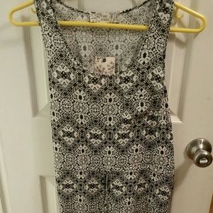 Black and white dress